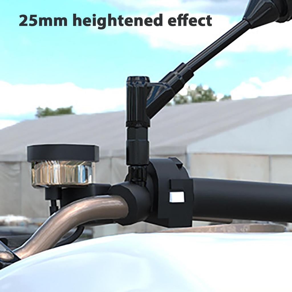 Motorcycle Mirror Screw, Motorcycle Mirror Mount Adapter - 1PC Electric Car Rearview Mirror and