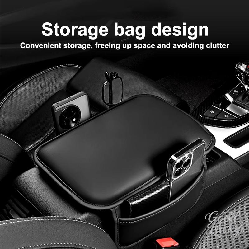 CRK1 Car Armrest Pad Protector Cushion Storage Box Cover Pad For Mercedes Benz A C E S G Class GLC CLE CLA GLB GLS W177 Accessory