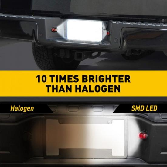 2x LED License Plate Light Tail Assembly Lamp for 1999-2016 Ford F150 F250 F-350