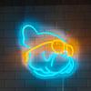 Multicolor LED Neon Lights - Transparent Acrylic Signs for Party Decor