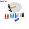8pcs Aluminum Alloy Bicycle Tire Presta Valve Cap MTB Road Bike Covered Protector Road MTB Tyre Dustproof Bike Presta Valve