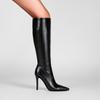 Fashion Kaky's New High Heel Pointed Long Boots Extra Large High Boot Stone Pattern 44 45 46