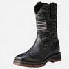 Flat Bottom Short Barrel Embroidered Men'S Size 38 To 48 Men'S Boots