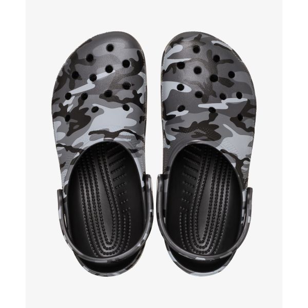Crocs Classic Camouflage Clog Unisex Clogs Black 211936-0DD