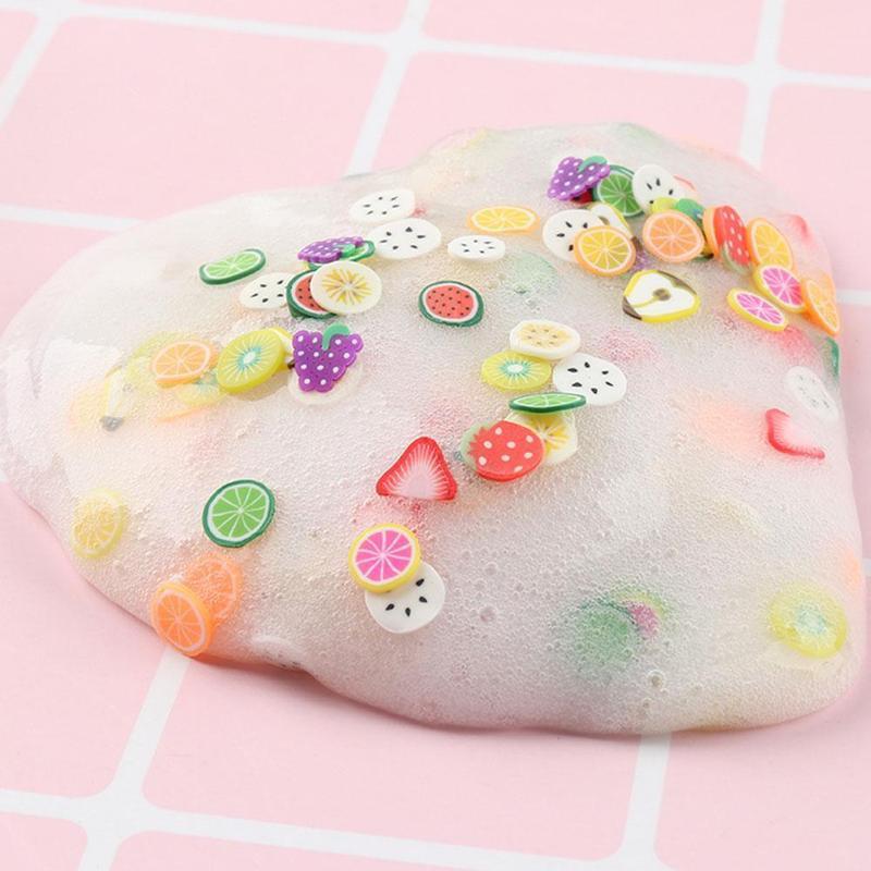 Fruchtkristallfarbener Tonknete-DIY-Spielzeug