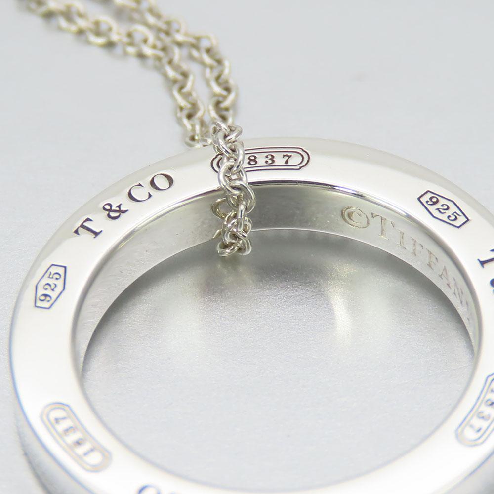 Used TIFFANY&Co. Necklace 1837 Circle Silver925 3.8g Silver Accessories