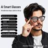 L02AI Smart Glasses: Multifunctional Bluetooth for Calls, Photography, Translation, Recognition & HD Video Recording.