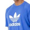 Adidas Originals Logo Round Neck Pullover Short Sleeve T-Shirt Men T-Shirts Blue CW0703