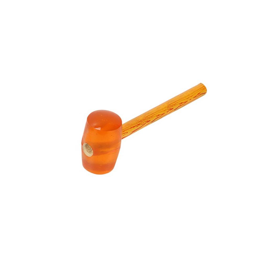 Transparent Rubber Sledge Hammer Wood Handle 750-3000 Type Tile Floor Mounting Hammer Anti-slip Shock-proof Rubber Mallet