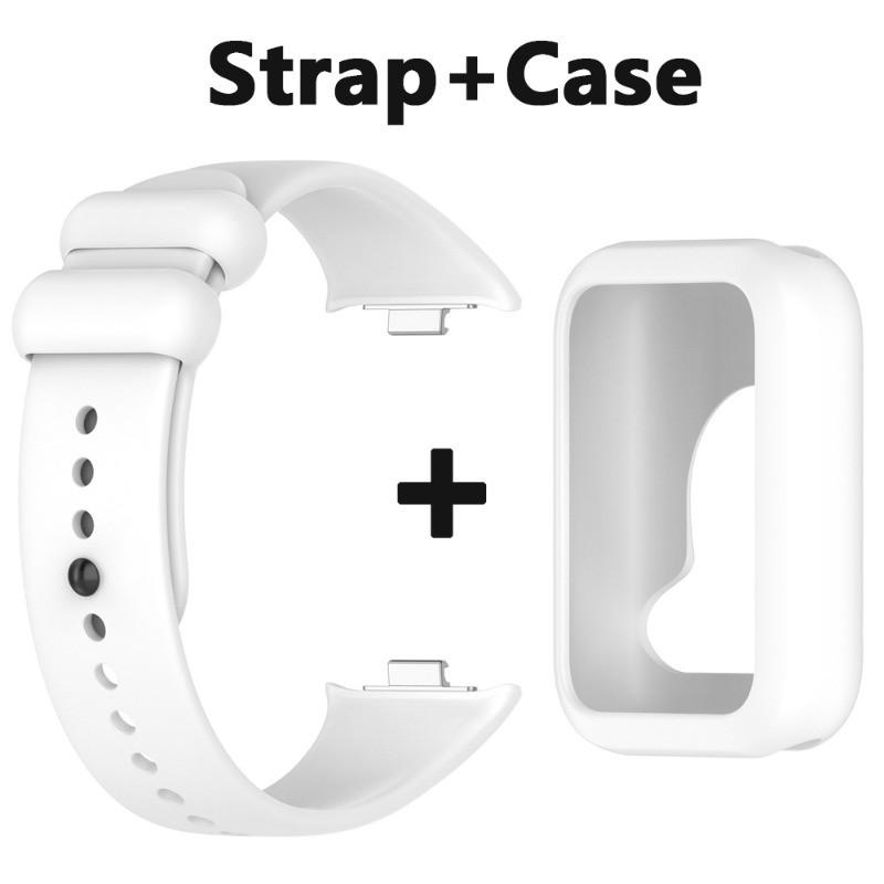 Silicone WatchBand+Case Cover For Xiaomi MiBand 9 Pro Smart Watch Strap Watchband Shell For Mi Band 9Pro Sport Bracelet Wristband
