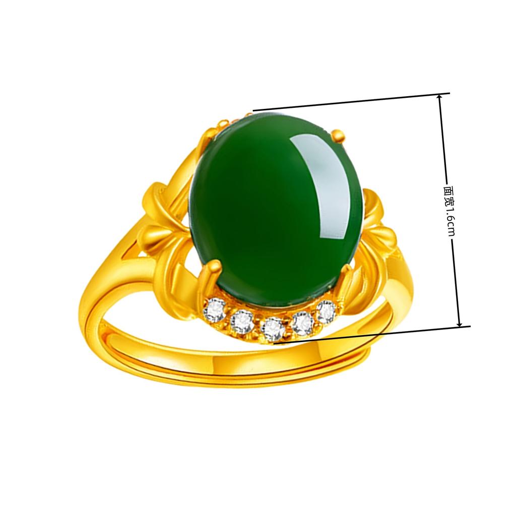 Original 925 Sterling Silver Natural gemstone Ring Adjustable Simplicity Fashion Exquisite For women Jewelry Wedding Gifts