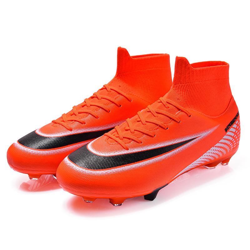 Overseas popular high-end football shoes, men's and women's youth lawn training shoes, breathable, wear-resistant, comfortable and lightweight