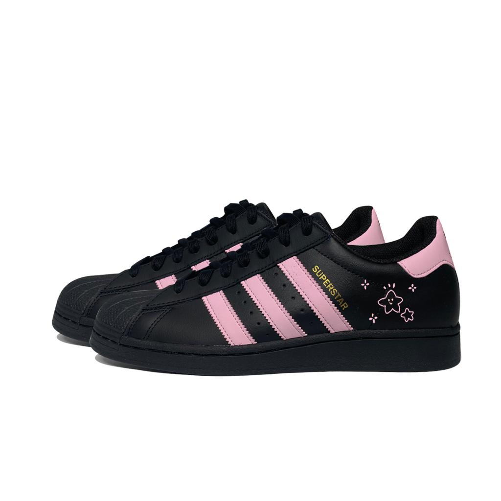adidas Originale SUPERSTAR Low-Top Skateboard-Schuhe Unisex Schwarz Rosa EG4959(Team551-)