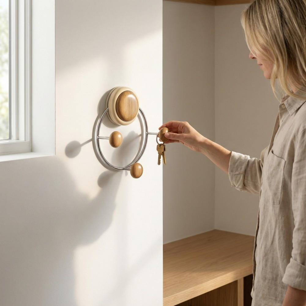Heavy Duty Suction Cup Hook Triple Hook Door Hook Practical Wall Mount Hook  Hats Storage