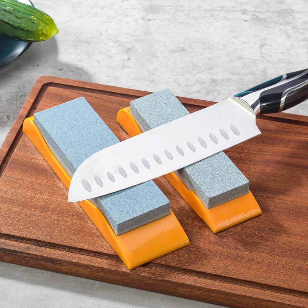 1 Pc Double Sided Sharpening Stone Multifunctional Household Portable Professional Kitchen Knife Sharpener New Kitchen Tool