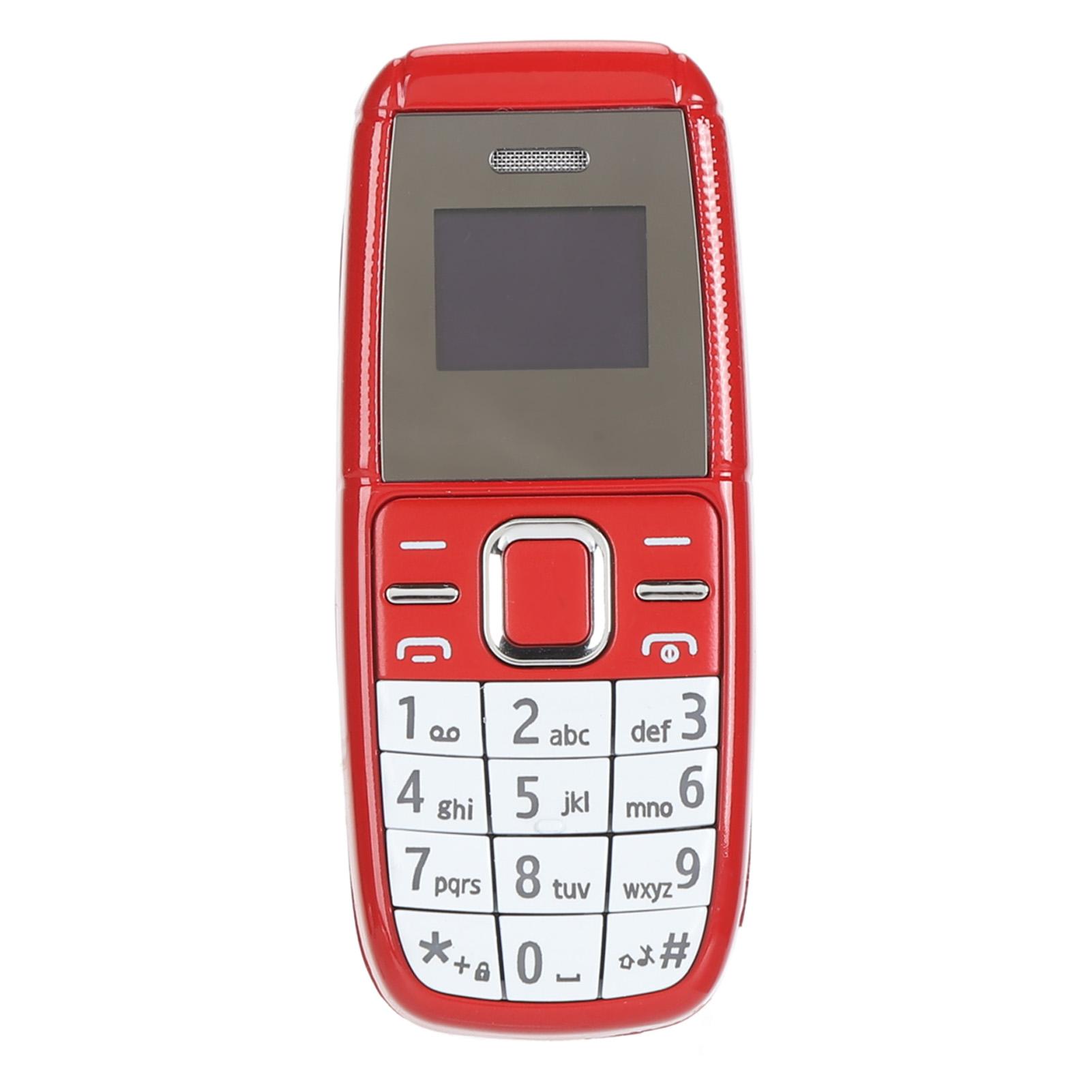 

Мини-кнопочный телефон, разблокированный, две SIM-карты, 2G GSM, низкий уровень излучения, BT, музыкальный плеер с функцией голосового управления красный