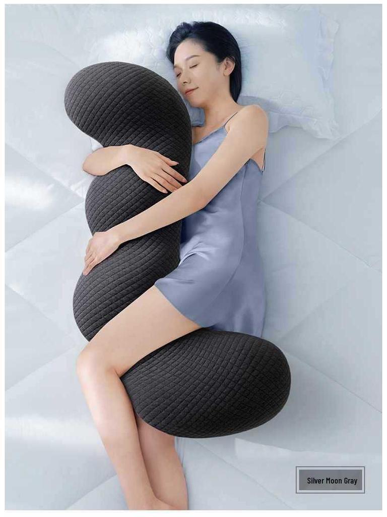 Memory Foam Body Pillow for Teens & Adults - Side Sleeper, Removable & Washable Cover, Long Leg-Clamping Design