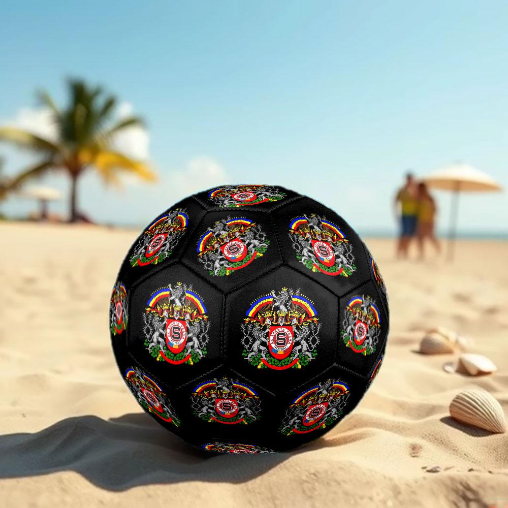 1 pz Pallone da Calcio AC Sparta Praha Taglia 5 Pallone da Calcetto Indoor alla Moda Colorato Gioco in Giardino - Ottimo per Regalo agli Appassionati di Sport HE3