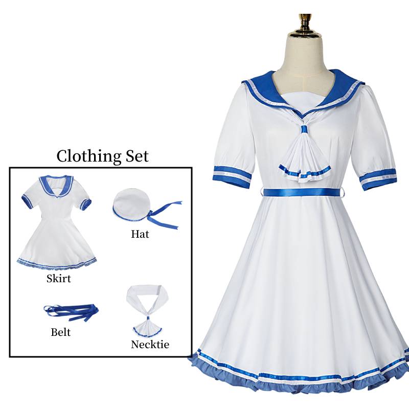 

Костюм для косплея No Oshi Ko Арима Кана, наряды, платье горничной, школьная форма, реквизит на Хэллоуин, костюм XS