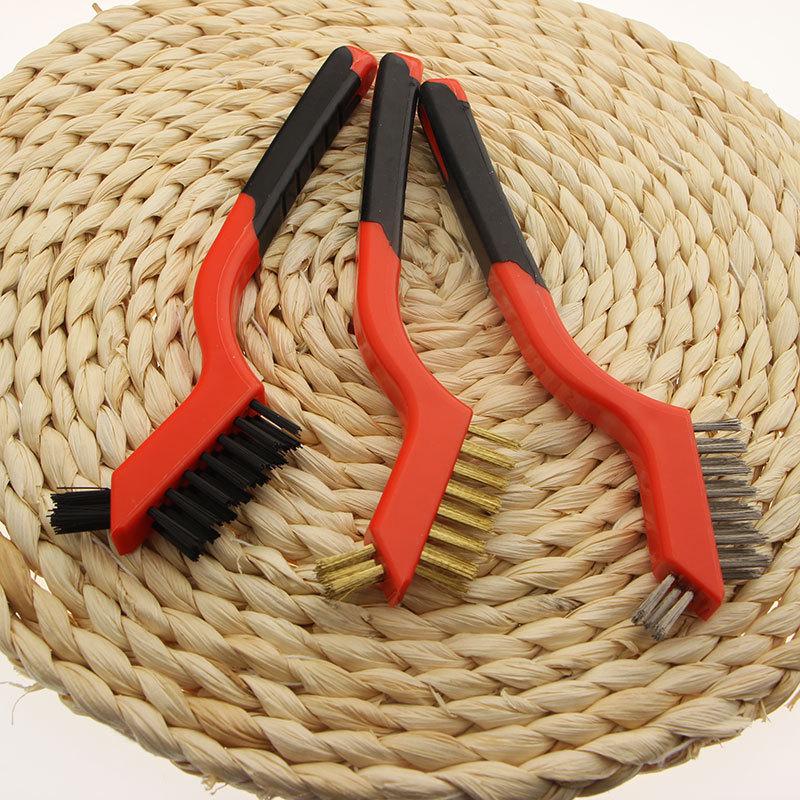 Three-Piece Kitchen Cleaning Set: Multi-functional Stove & Range Hood Brush