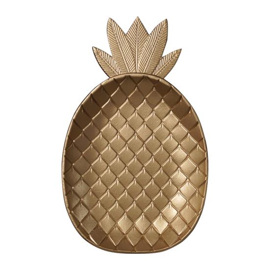 Podnos na ovoce Velkokapacitní Potřeby pro domácnost ve tvaru dřevěných listů/ananasu Servírovací talíř