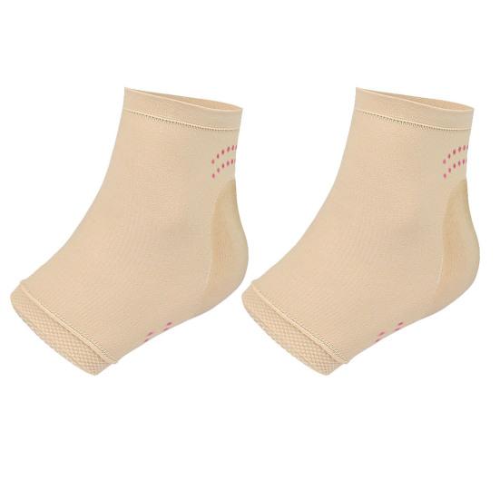 

1 Pair Feet Care Socks Moisturizing Gel-infused Heel Thin Socks High Elasticity Foot Skin Care Protectors Pain Relief Soft Breathable Heel Covers