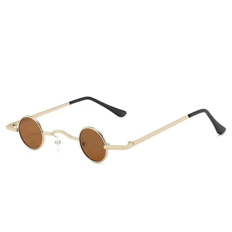 

Retro Trend Metal Small Round Frame Prince Glasses Women S Niche Personality Design Glasses Hip Hop Punk Sunglasses Sunglasses
