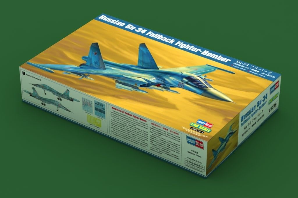 Hobby Boss 1/48 Aircraft Series Su-34 Fullback Plastic Model 81756