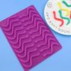 20 STÜCKE Kreative Löcher DIY Silikon Gummischlange Würmer Schokoladenform Zucker Süßigkeiten Gelee Formen Eiswürfelform Kuchen Dekor Werkzeuge