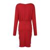 Women's Color Long Sleeve V-Neck Zipper Sexy Dress Waist Tight Dress