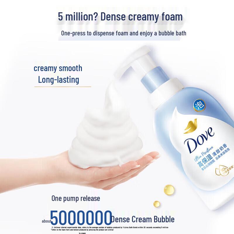 

Dove Sweet Milk Scent Foaming Shower Gel 400g
