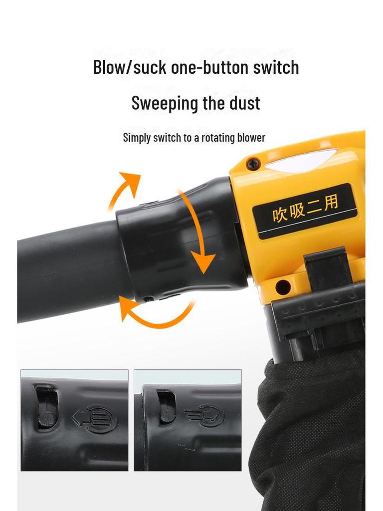 Dual-Purpose Industrial Electric Blower for Dust Removal and Inflation