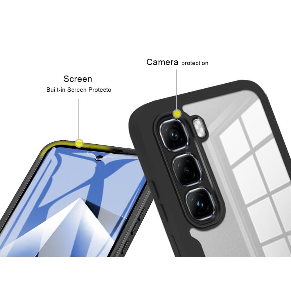 Full Body Protection Shockproof Case for Vivo Y31 5G Y21d Protective Cover Screen Protector Fundas Coque