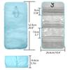 Musiin Guitar Accessory Organizer Foldable Easy Access Pocket Case for and String Holder Storage Bag, Picks, Straps, Capos, (Blue)
