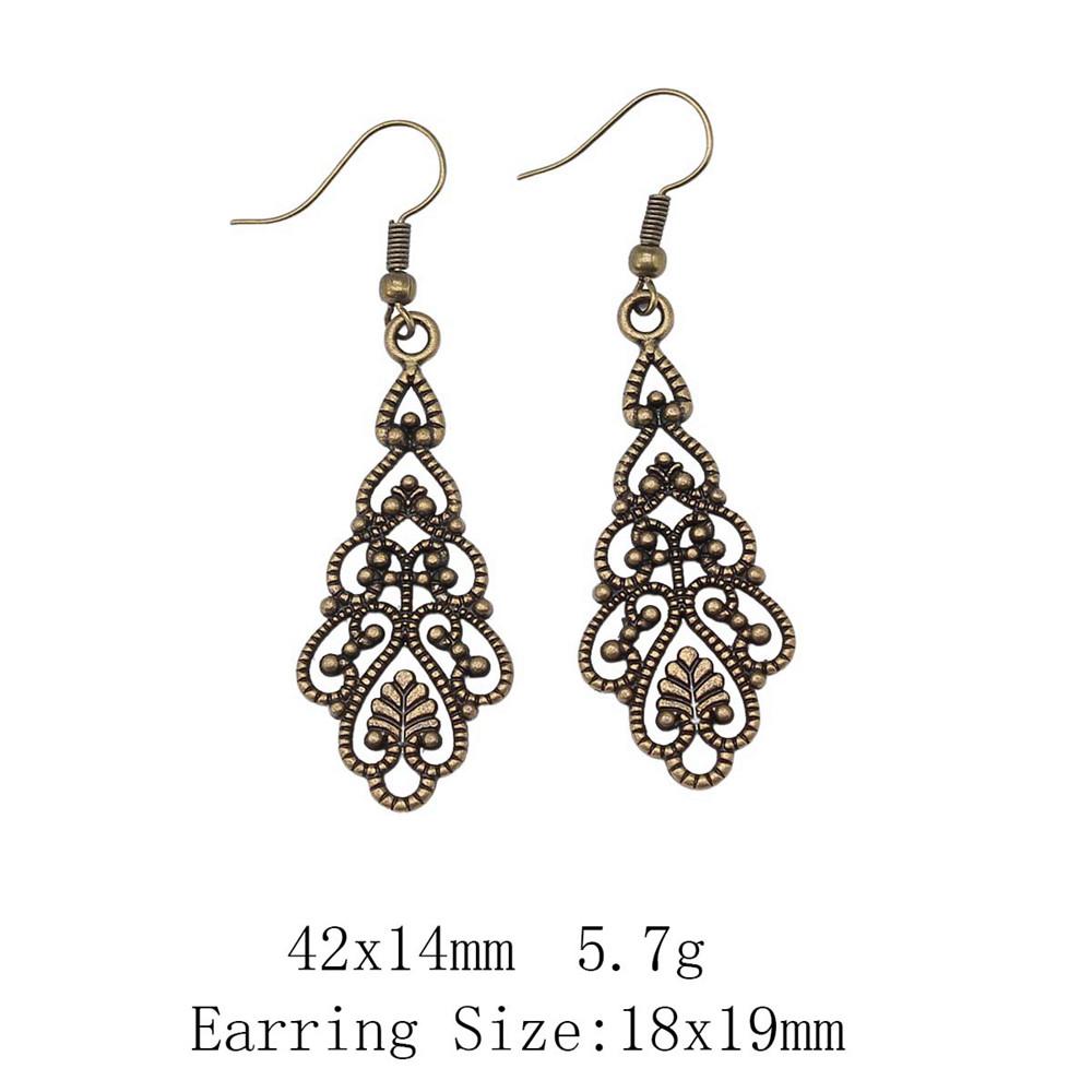 New Year's Day Earrings Women Geometric Water Drop Circle Drop & Dangle Earring Home Garden Party Earrings