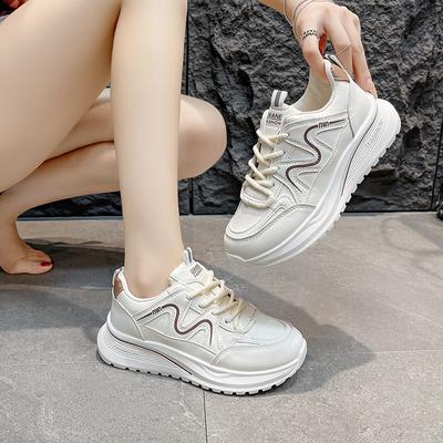 Auf Scheißleder treten Damen-Sneaker 2025 Herbst neu vielseitig rutschfest Forrest Gump Damenschuhe weichsohlige leichte Laufschuhe