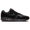 Nike Air Max 1 Nero Rosso Università Scarpe da Ginnastica Uomo Antracite FV6910-001