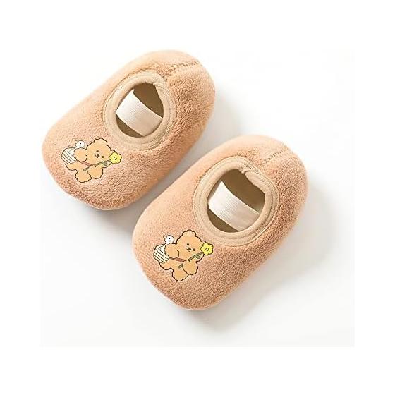 [Baby koi] Baby Shoes, Girls, Boys, Socks, Children's Shoes, Socks, Newborns, 2 Pair Set, Room Shoes, Non-slip for Kids