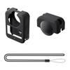 360 Camera Silicone Case Shock Resistant Anti Drop Cover Lens Protector Easy Access Ports And Quick Release Adapter