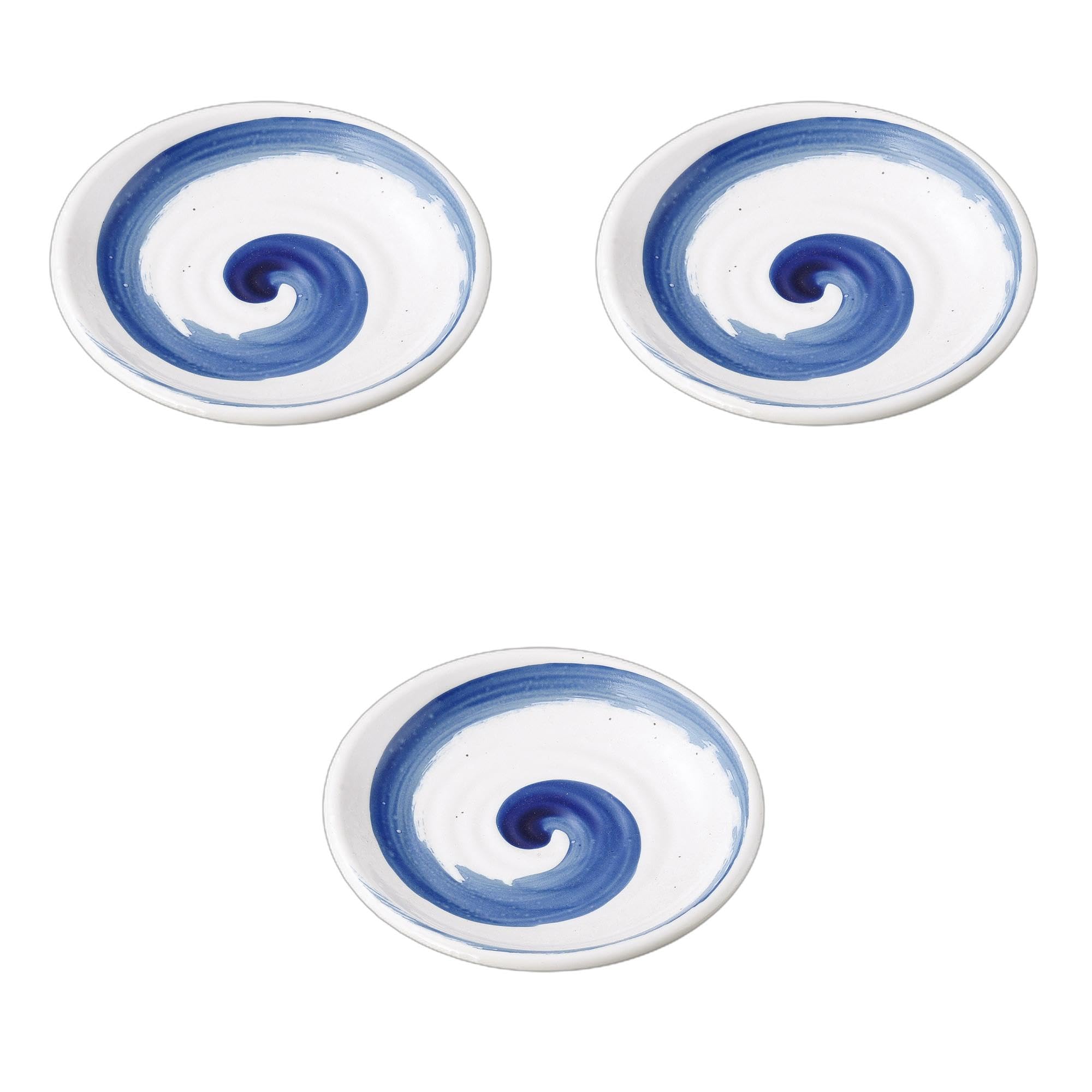 

Набор из 3 тарелок Сейран Кохики х Средние керамические тарелки от Setomonohonpo 5.0 [15.2 2см]