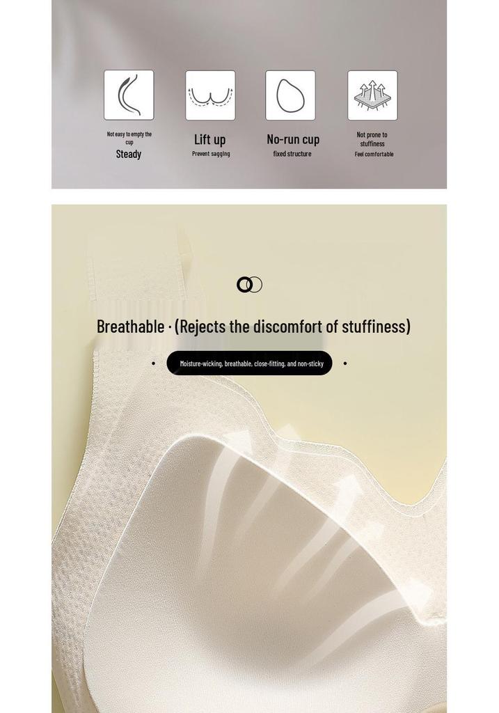 Brassière de Sport sans Couture Style Débardeur Grande Taille - Confortable, Sans Armature, Convient Jusqu'à 200 Jin
