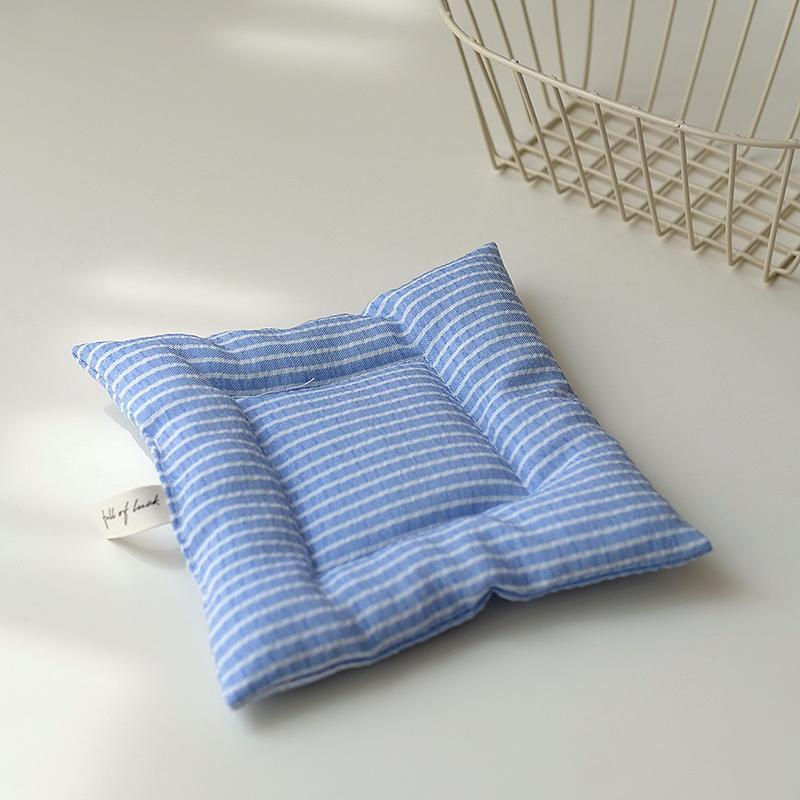 Handgefertigt Gestreift Baumwolle Untersetzer Tuch Isolierpad Tischsets Platzsets Heimdekoration Küchenzubehör Für Tassen Teller