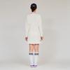 Champion Golf Long Sleeve Polo UV with Logo Women's Shirt, CW-AG407, Off-White, Protection, Quick-Drying, Warm, One-Point