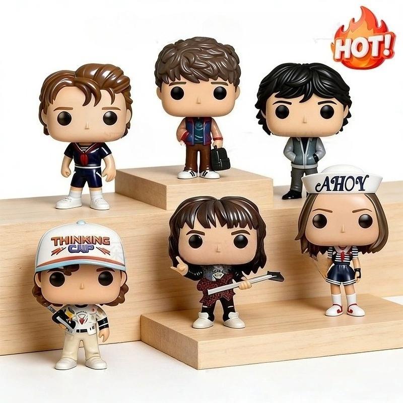 Stranger Things Figur Jane Ives/Will Byers/Mike Wheeler Actionfigur Cosplay Vinyl Ornament Figuren Spielzeug Neujahrsgeschenk