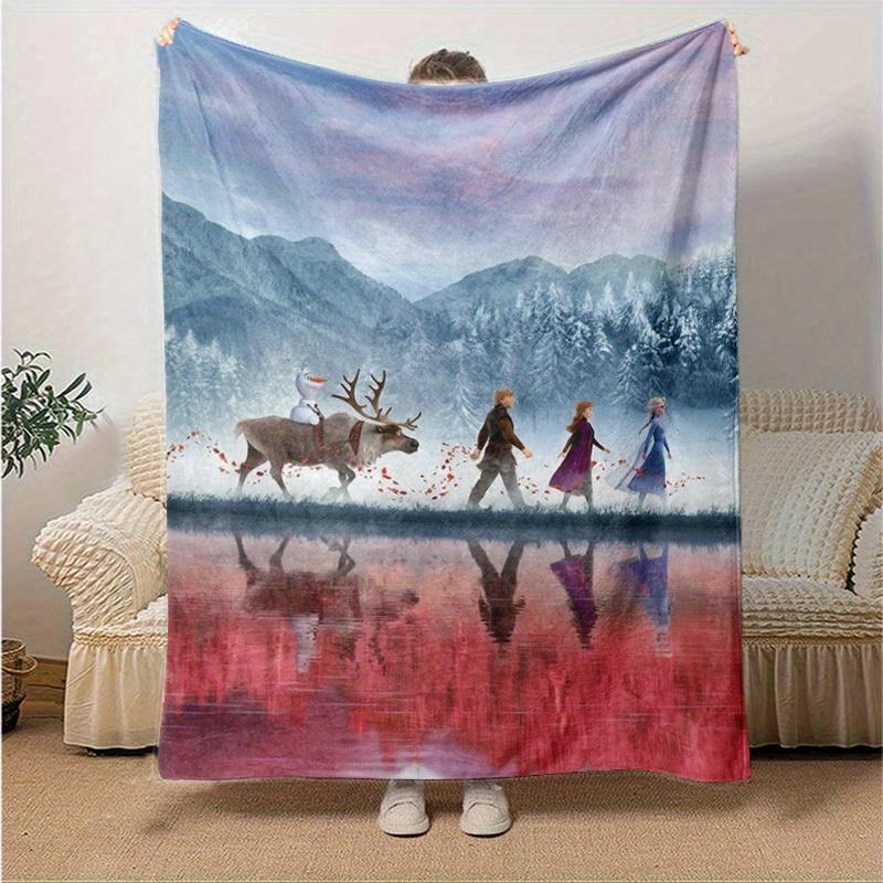 1pc. Winter Wonderland Outdoor Blanket, Perfect for Home, Office, or Gift, Cozy and Versatile for All Seasons