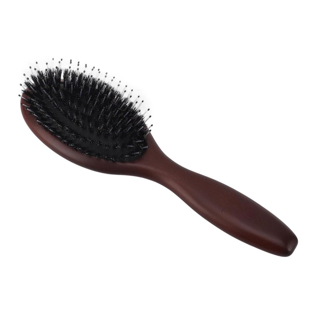 Air Cushion Comb Rounded Teeth Detangling Scalp Massage Cleaning Wooden Hair Brush for All Hair