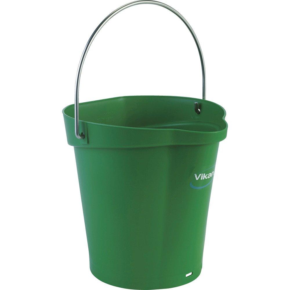 

Vikan Hygiene Capacity Kyowa Heat Chemical Outdoor Bucket, 6 л, 5688, Зеленый, Чистый, Ведро, Легкий, Градуированный, Устойчивый, Устойчивый, Прочный, зелёный