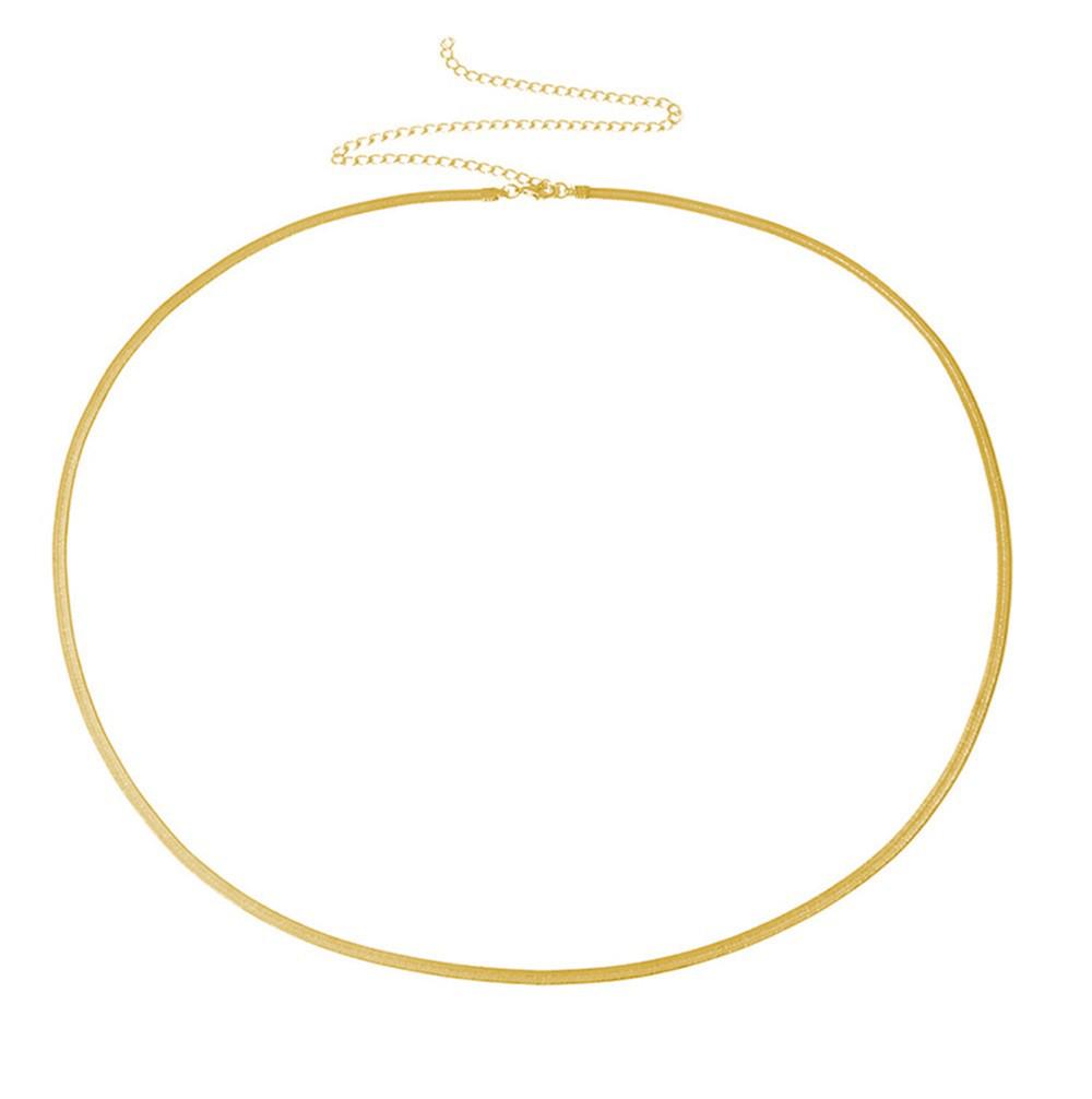 Stainless Steel Double-layer Flat Snake Chain Waist Jewelry for Women
