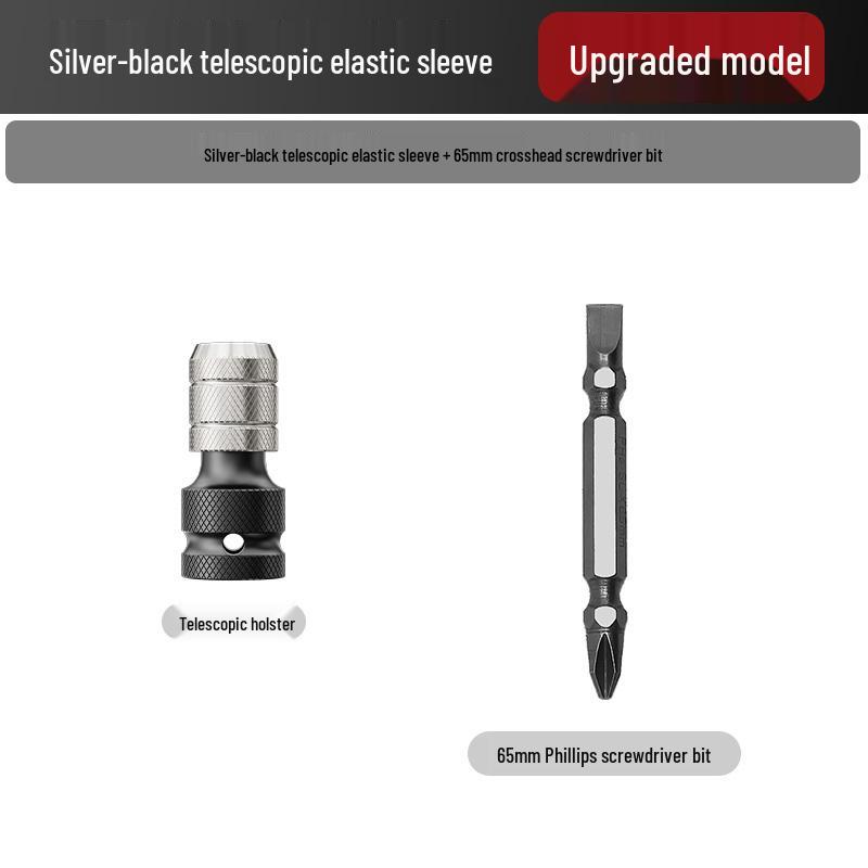 Multifunctional Electric Drill Bit & Wrench Adapter Set with Telescopic Socket