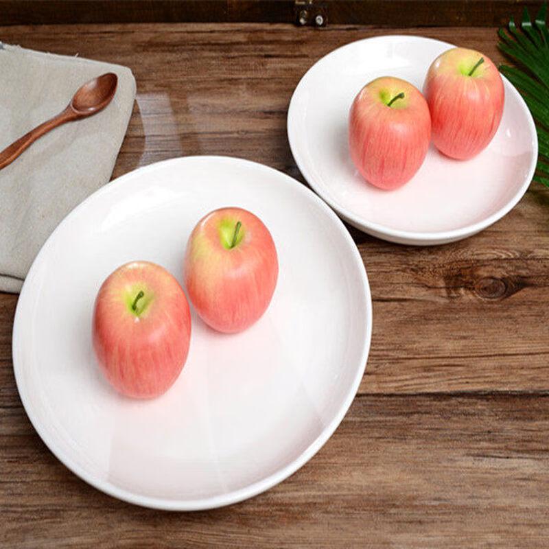 Pure White Ceramic Dinner Plates